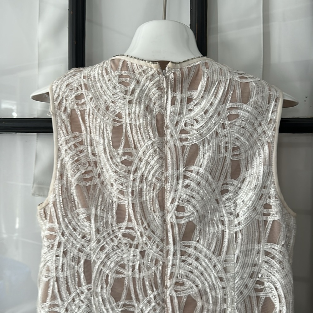 Adrianna Papell special occasion off white dress - Picture 5 of 6